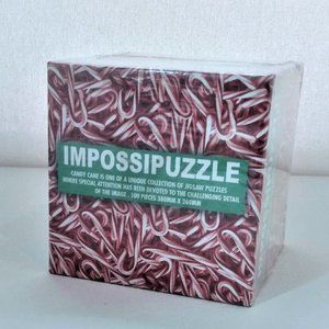 Impossipuzzle Puzzle-Candy Cane 100 Piece Puzzle-New In Package
